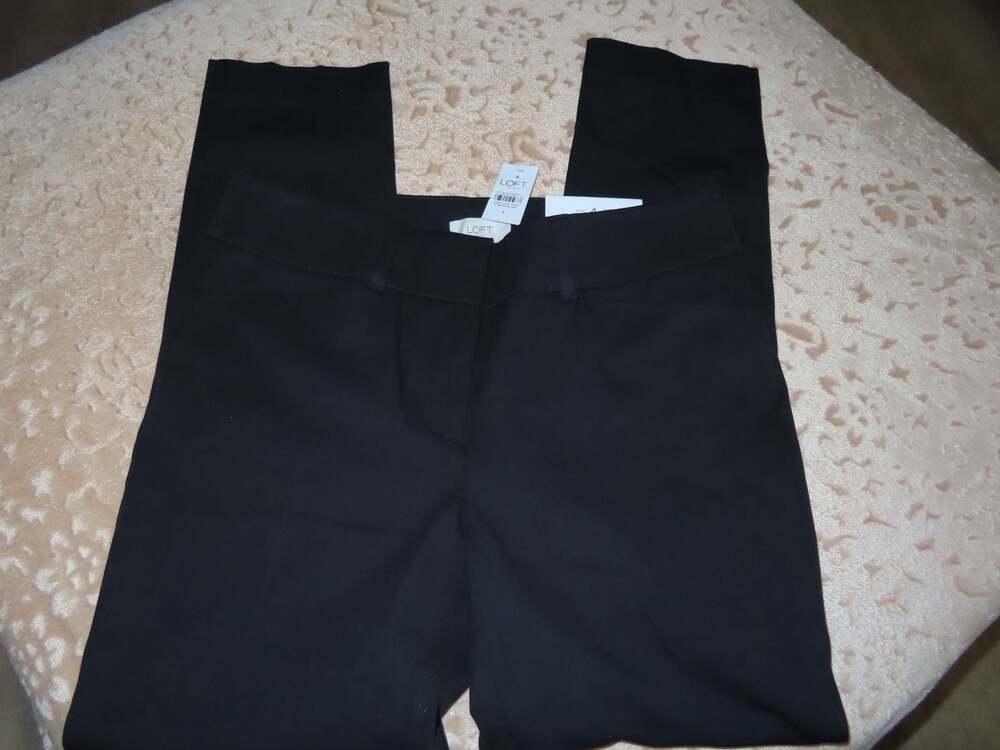 LOFT Outlet Black Dress Pants‎ Trousers Size 4 NWT